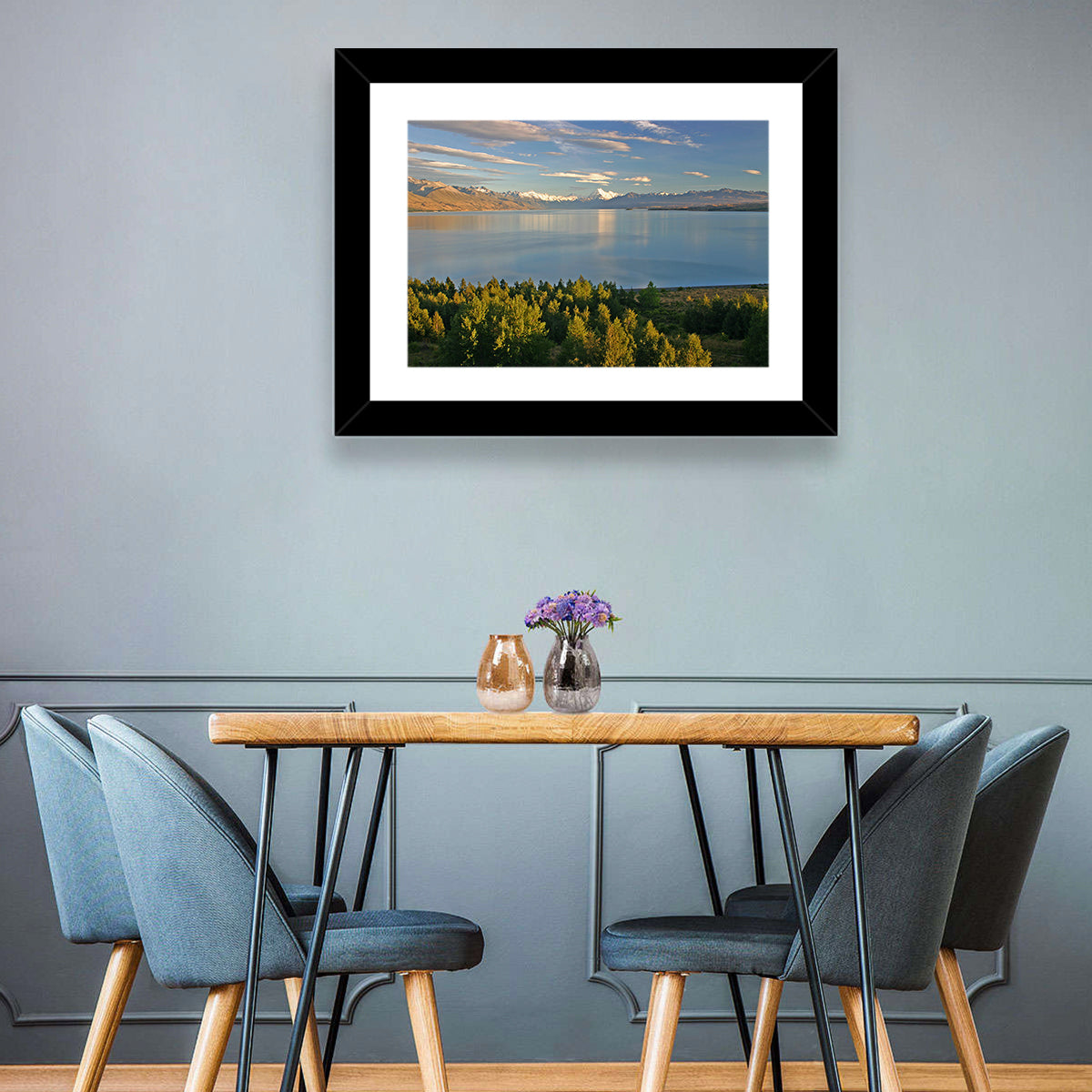 Lake Pukaki Reflections with Mount Cook Wall Art