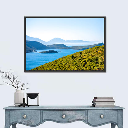 Porto Palermo Bay with Ali Pasha Castle Wall Art