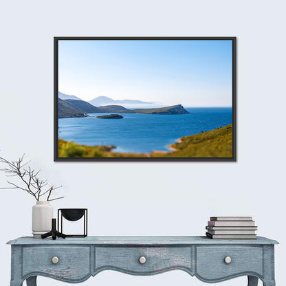 Coastal Cliffs and Lighthouse Bay Wall Art