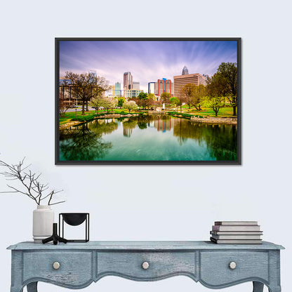 Charlotte Skyline at Marshall Park Wall Art