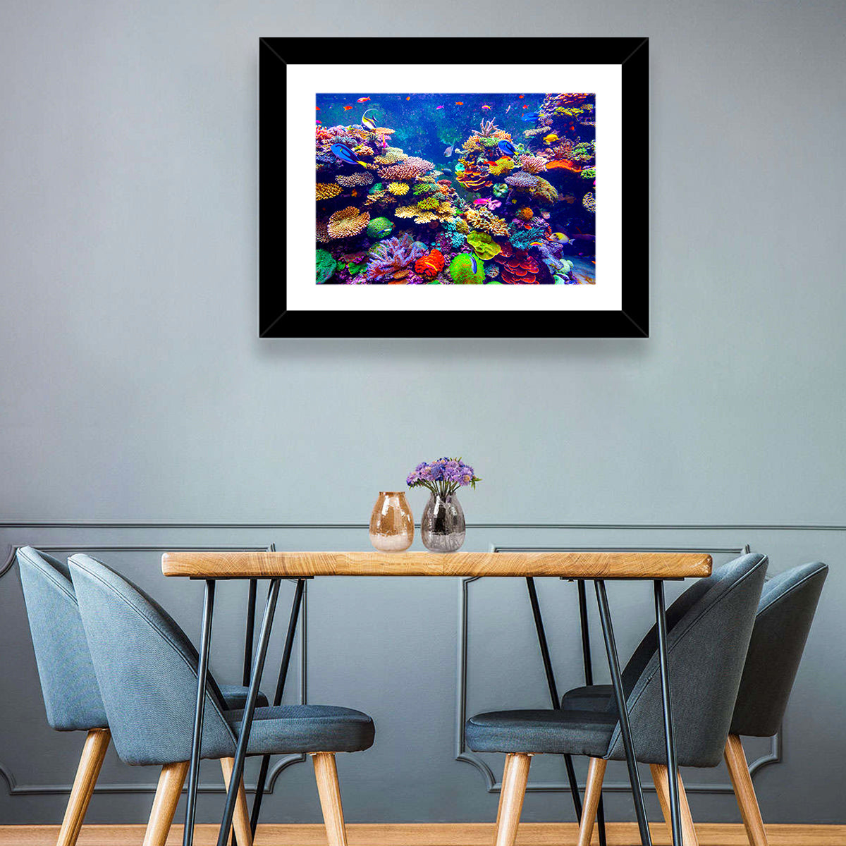 Tropical Coral Reef Aquarium Wall Art