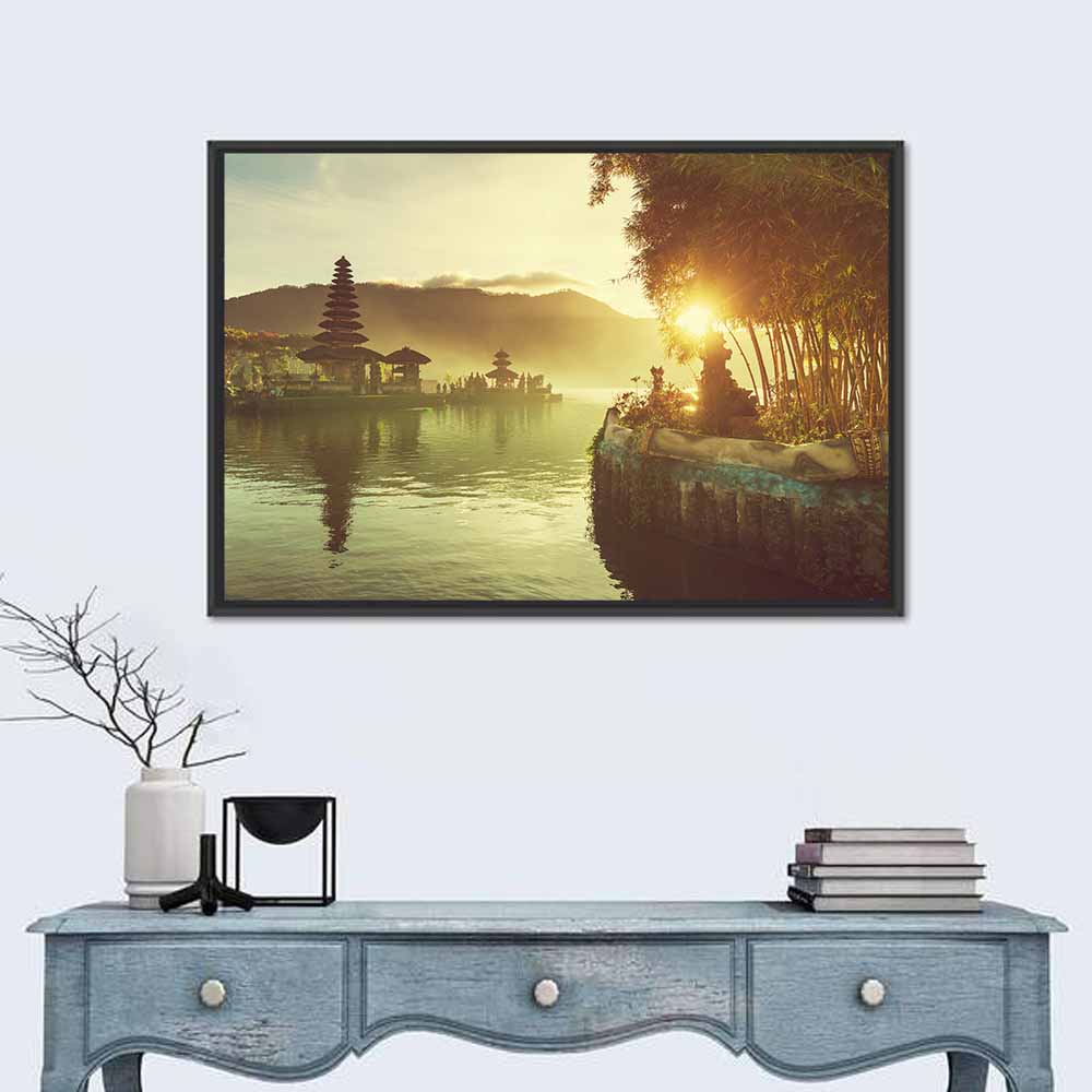 Pura Ulun Danu Bratan Sunrise Wall Art