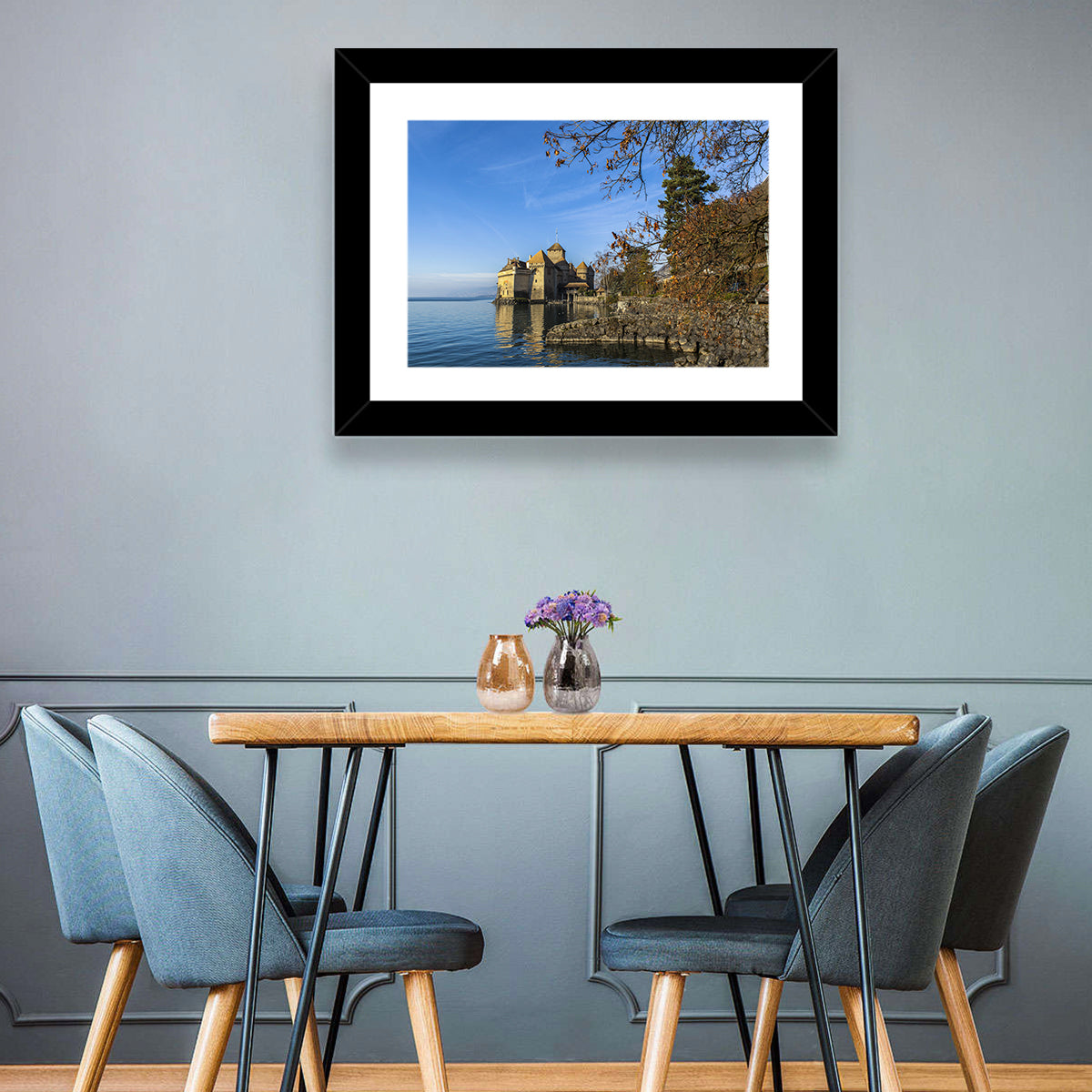 Chillon Castle on Lake Geneva Wall Art