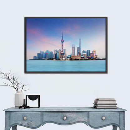 Shanghai Lujiazui Skyline Wall Art
