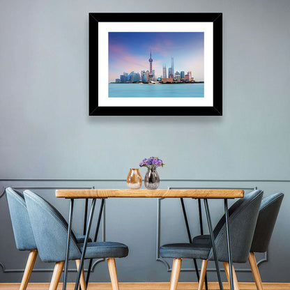 Shanghai Lujiazui Skyline Wall Art