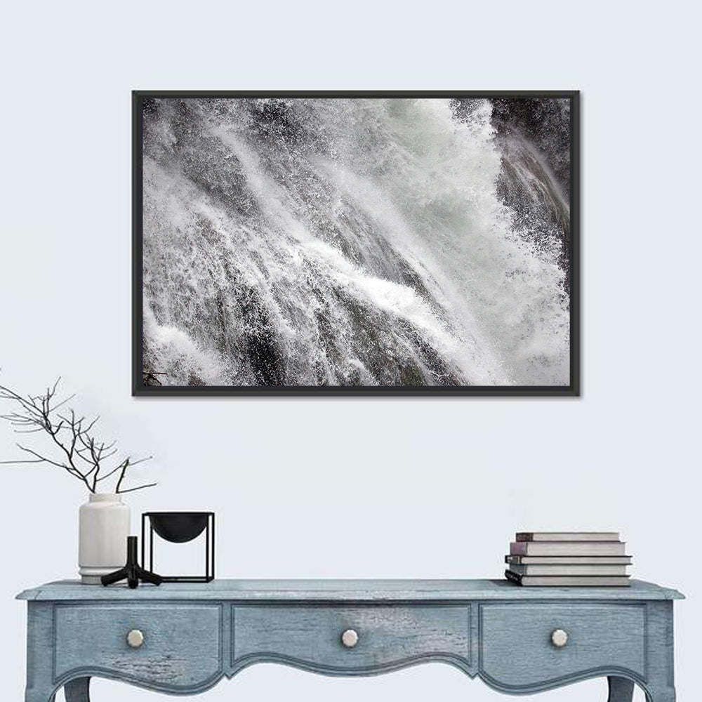 Marmore Waterfall in Motion Wall Art in a room, landscape