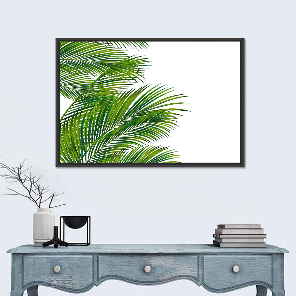 Asymmetrical Palm Fronds Wall Art