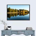 Lake Shaftsbury Autumn Reflection Wall Art
