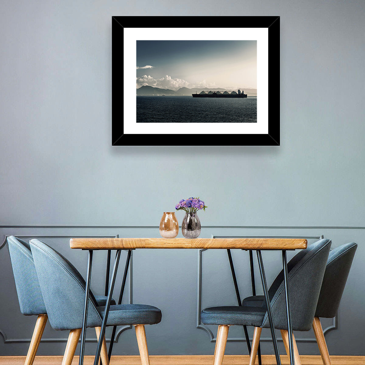 Lng Tanker at Sea Wall Art