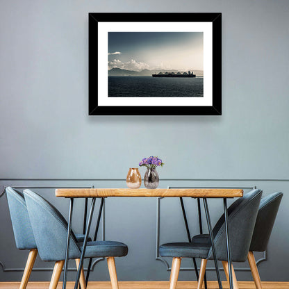 Lng Tanker at Sea Wall Art