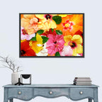 Vibrant Hibiscus Close-up Wall Art