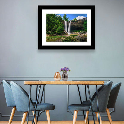 Noccalula Falls Waterfall in Daylight Wall Art