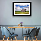 Old Farm Shed in Field Wall Art