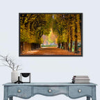Golden Hour Autumn Path Wall Art