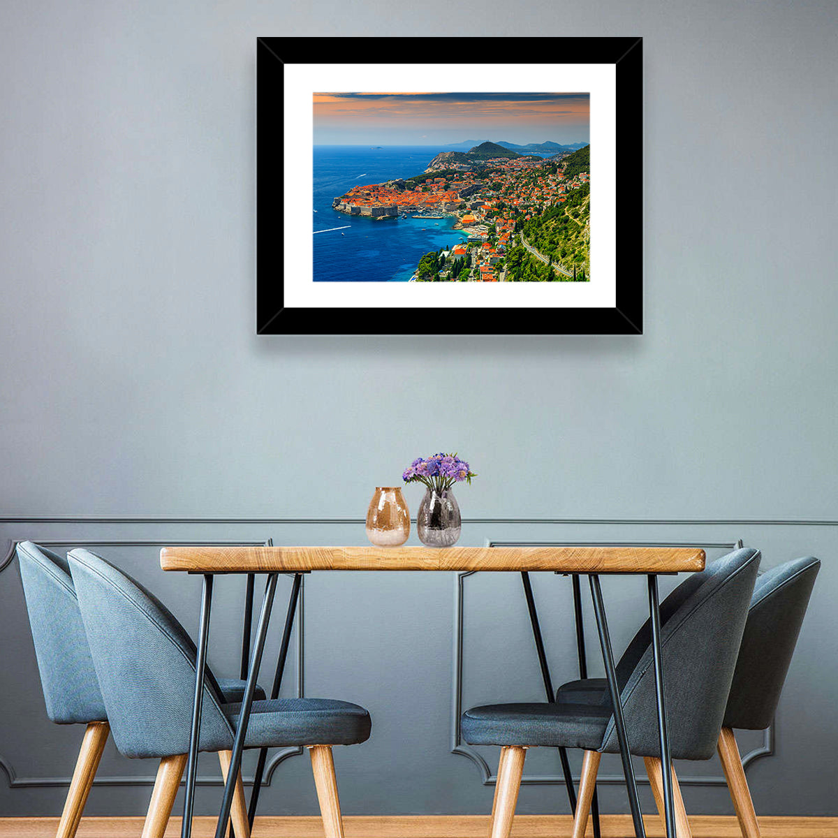 Dubrovnik Old Town Sunset Wall Art