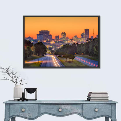 Jackson Downtown Skyline Wall Art