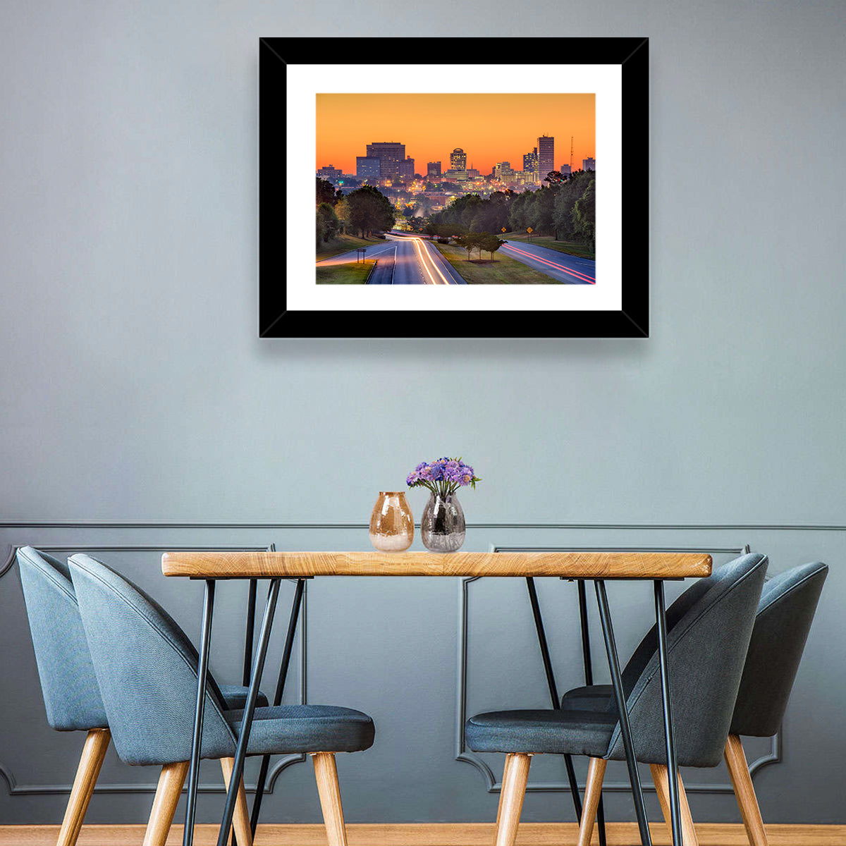 Jackson Downtown Skyline Wall Art