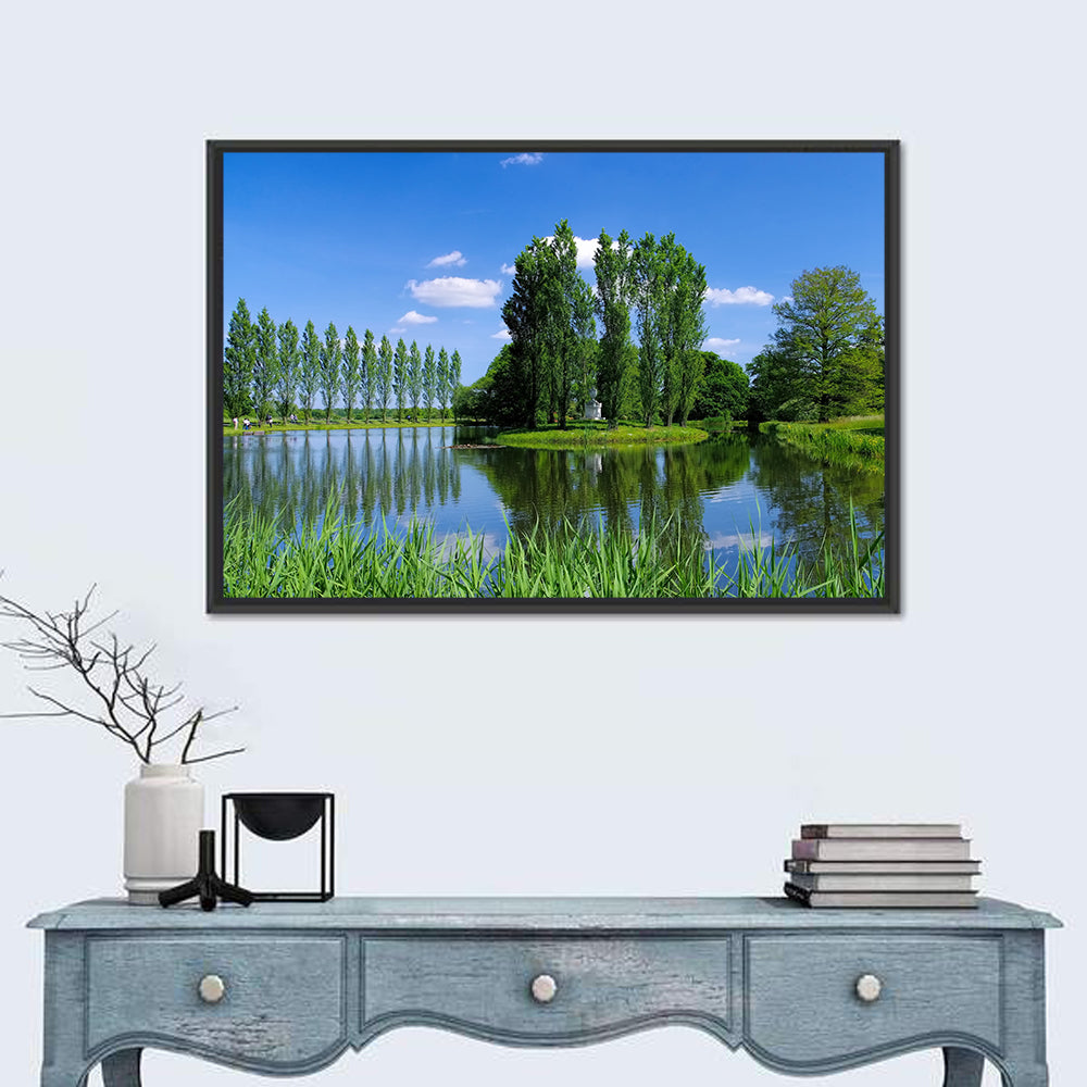 Woerlitz Rousseau Island Reflection Wall Art