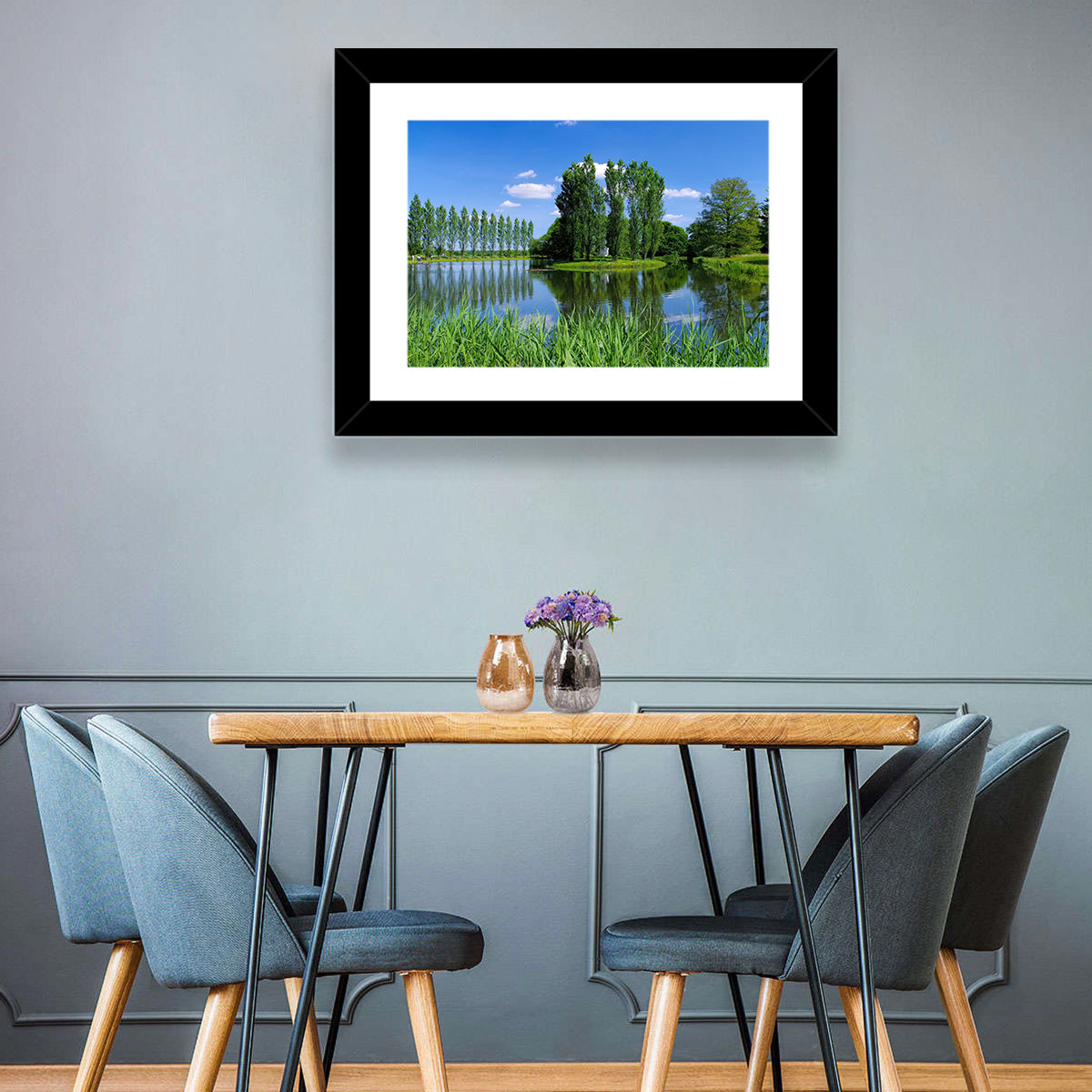Woerlitz Rousseau Island Reflection Wall Art