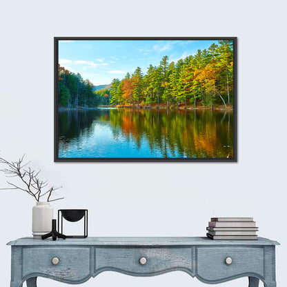 White Mountain Forest Reflections Wall Art