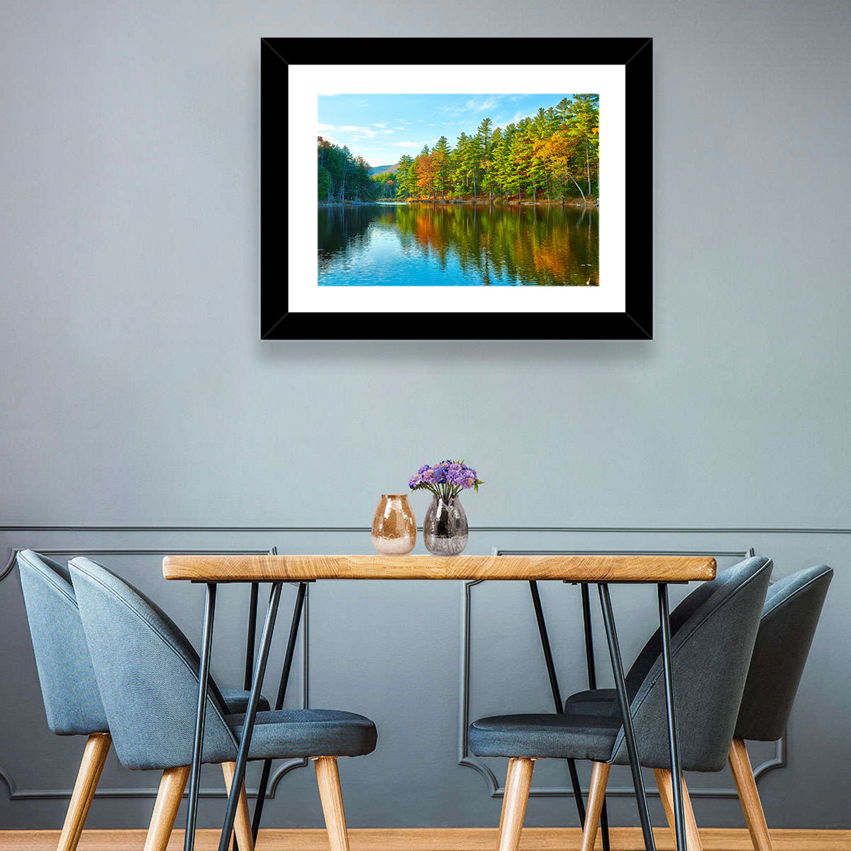 White Mountain Forest Reflections Wall Art