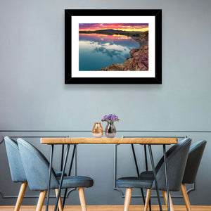 Lake Balkhash Sunset Wall Art