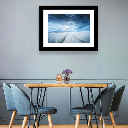 Surreal Infrared Grain Field Wall Art