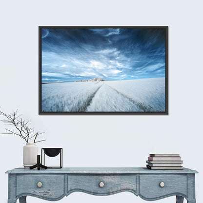 Surreal Infrared Grain Field Wall Art