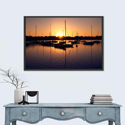 Lake Harriet Golden Sunrise Wall Art