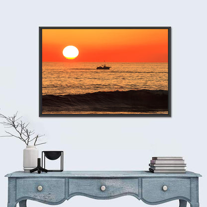 Oceanside Beach California Sunset Wall Art