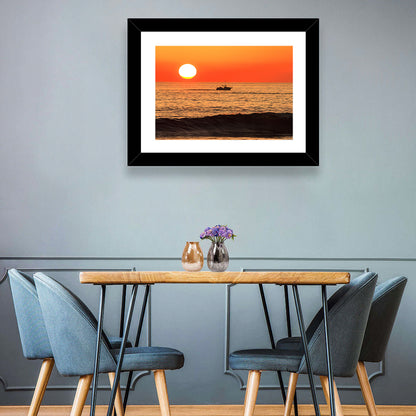 Oceanside Beach California Sunset Wall Art
