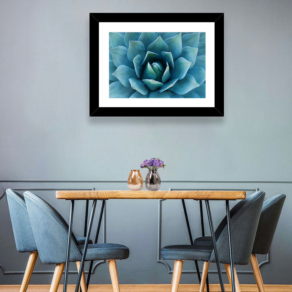 Spiral Agave Macro Wall Art