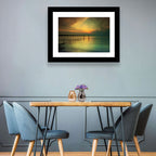Lake Garda Sunset Pier Wall Art