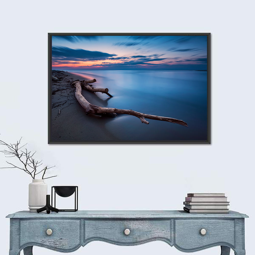 Calm Seascape at Dusk Wall Art