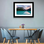 Turquoise Sunset at Lake Louise Wall Art