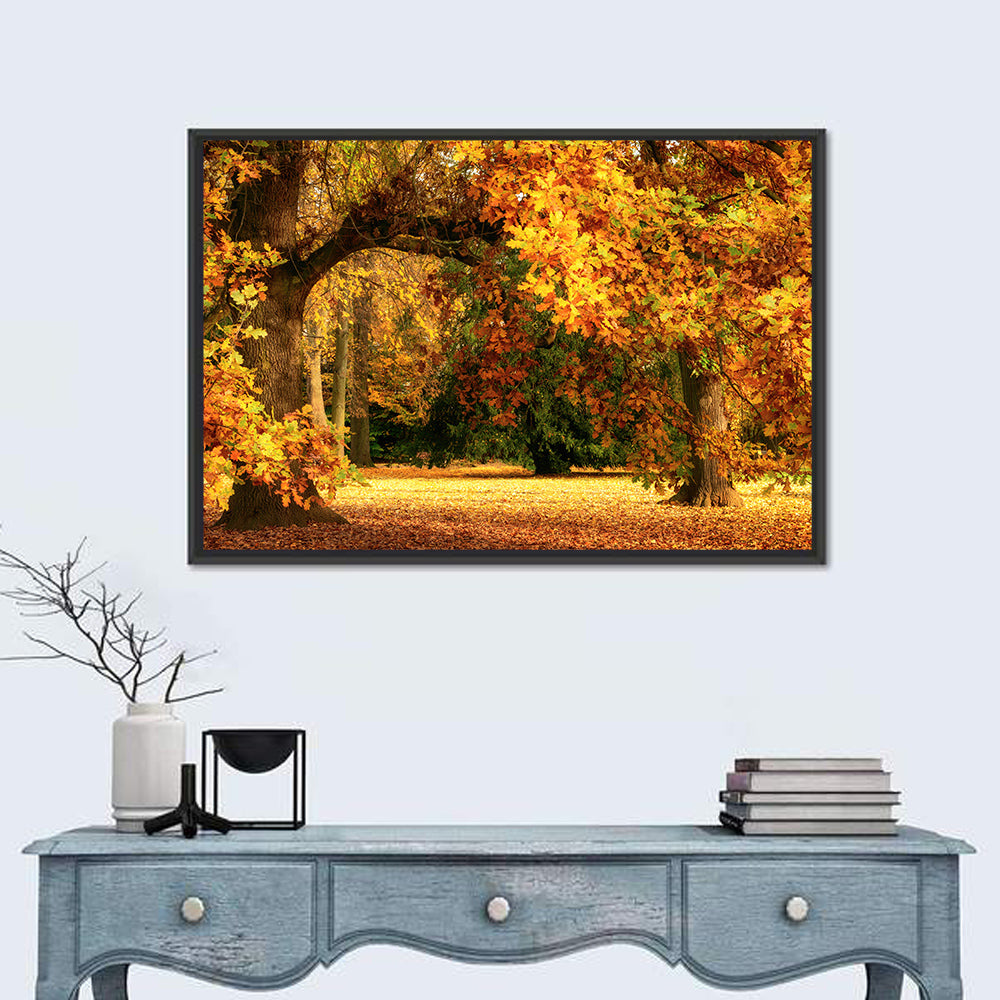 Park Autumn Trees Wall Art