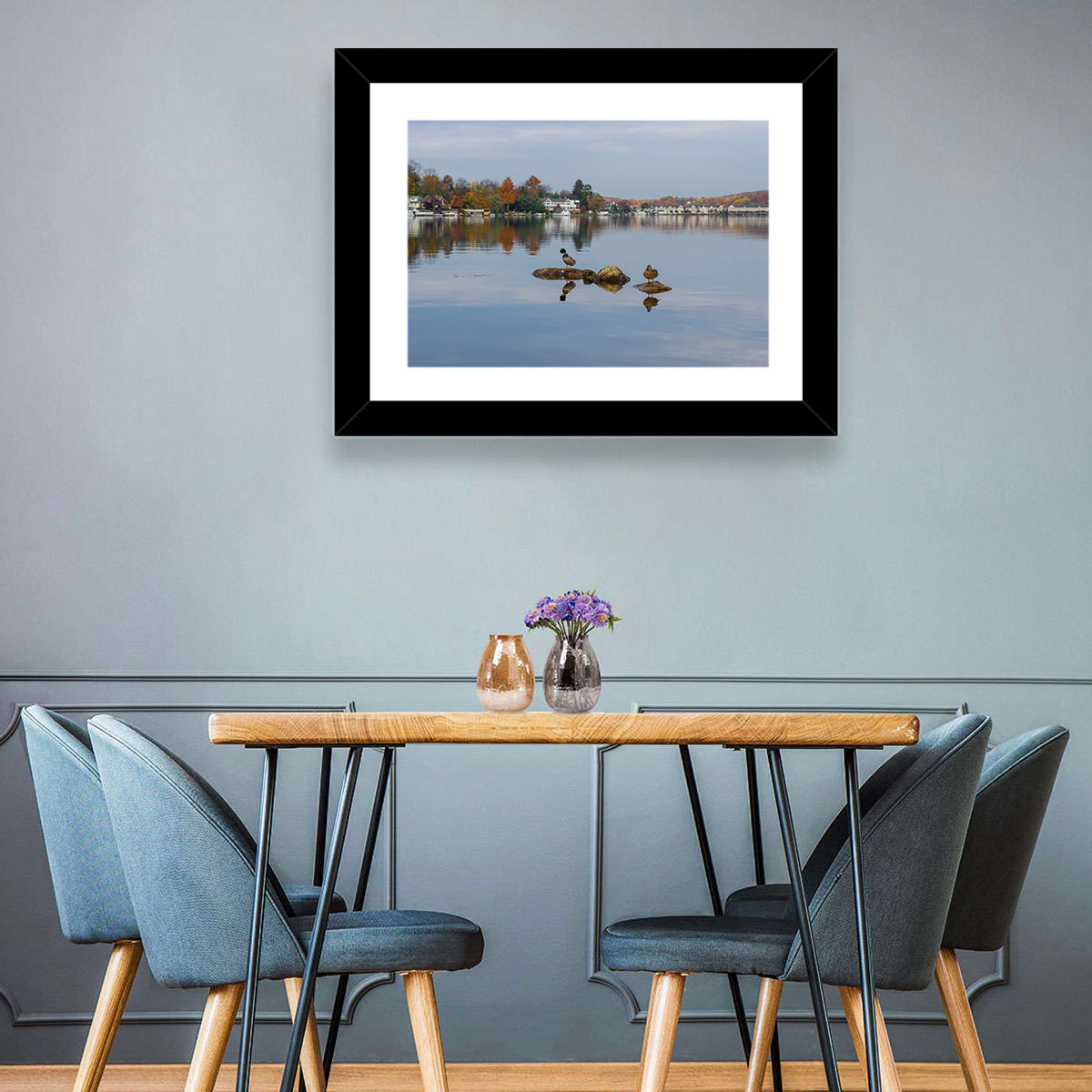 Lake Hopatcong Autumn Reflection Wall Art