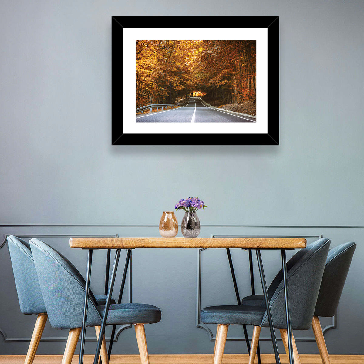Autumn Forest Road with Canopy Wall Art