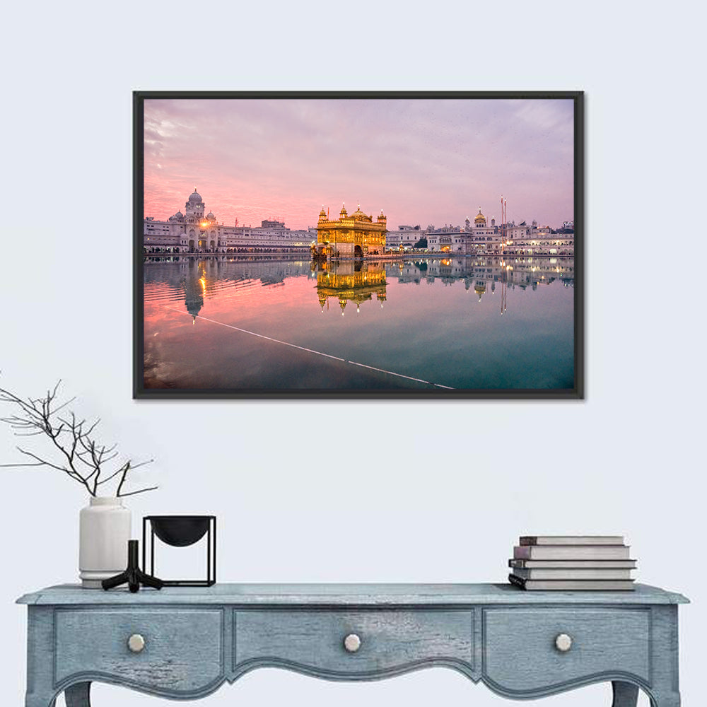 Golden Temple at Dusk, Amritsar Wall Art