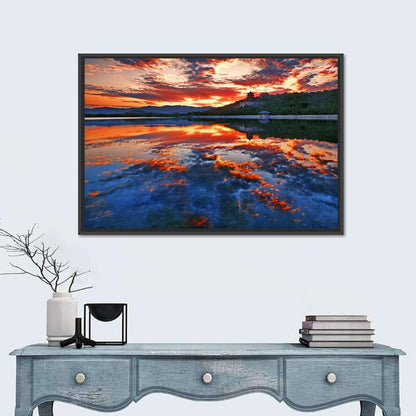 Kunming Lake Sunset, Summer Palace Wall Art