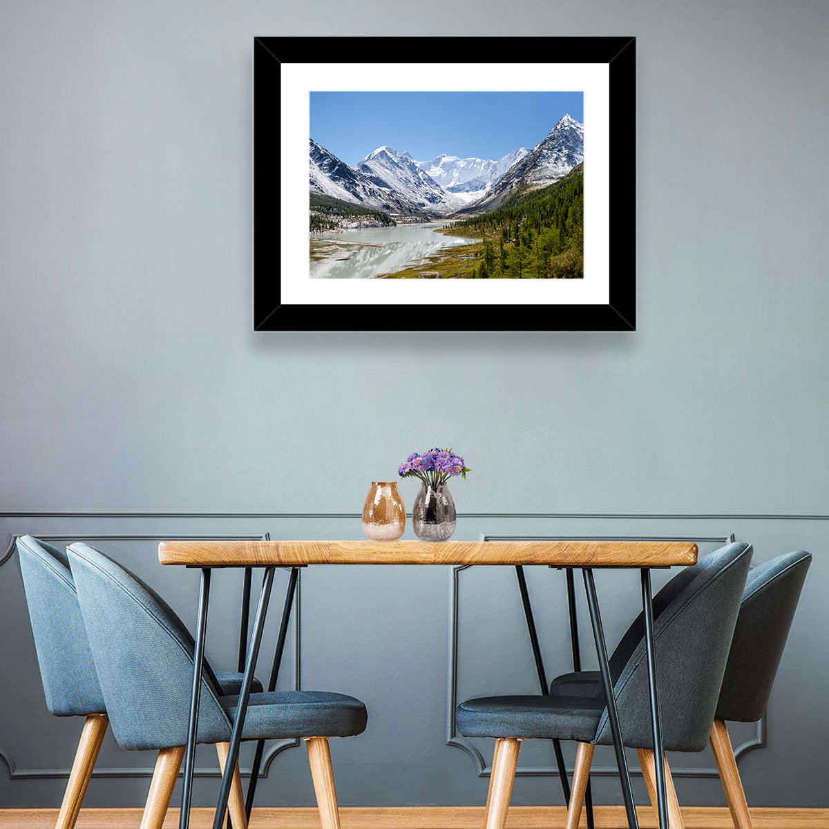 Akkem Lake Reflection Wall Art