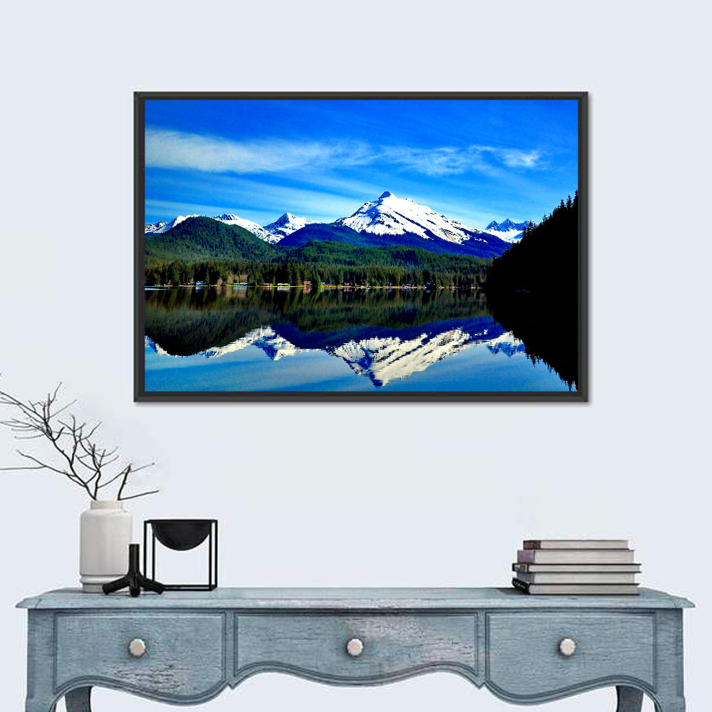 Juneau Mountains Reflection Wall Art