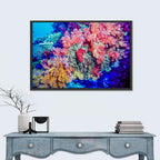 Vibrant Coral Reef Wall Art