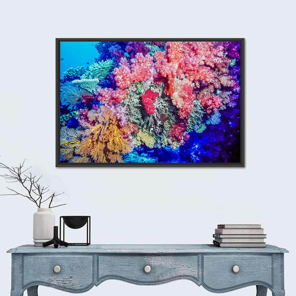 Vibrant Coral Reef Wall Art