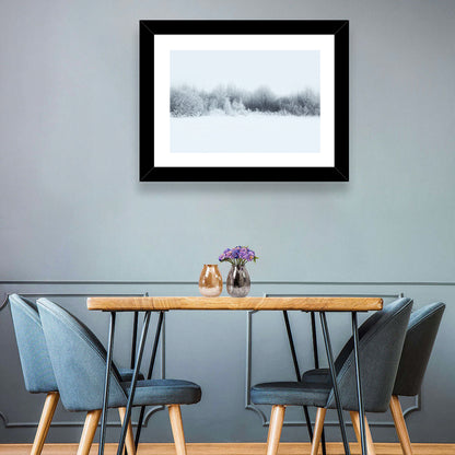 Frosted Winter Forest Wall Art