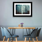 Misty Pine Forest Wall Art