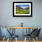 Saksun Turf Roof Cabins Wall Art