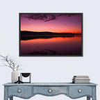 Sunset Over Algonquin Lake Wall Art