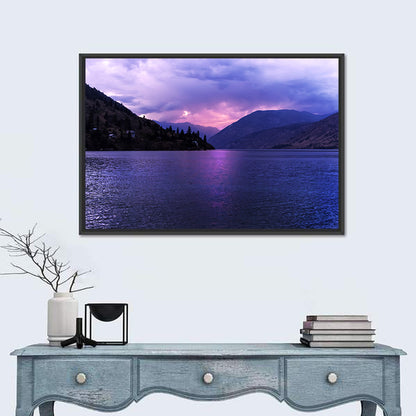 Lake Chelan Violet Sunset Wall Art