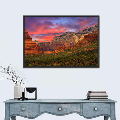 Sedona Red Rocks Sunrise Wall Art